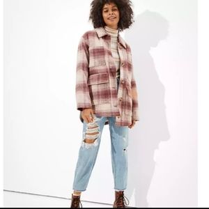 American Eagle Outfitters Plaid Jacket 